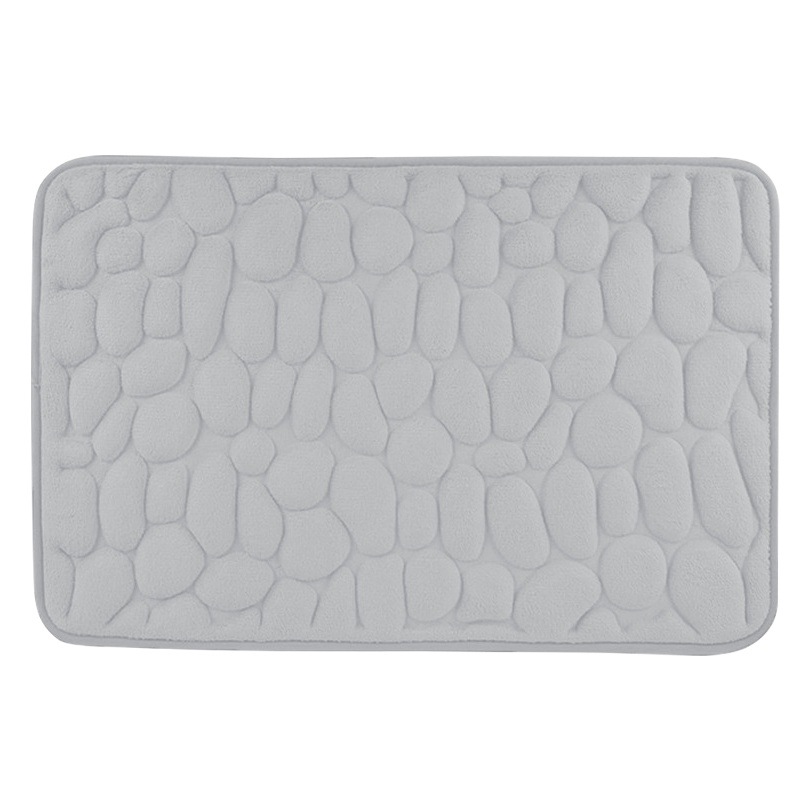 Huevo de ganso patrón de piedra alfombra de piso de espuma de memoria baño Baño absorbente alfombra antideslizante alfombra
