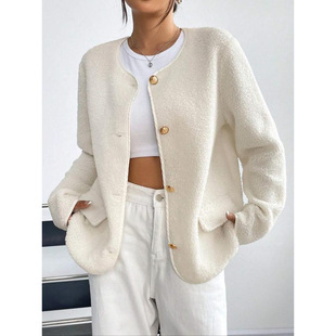 G 25805 Tweed small fragrance blazer �����L�̿�ë������