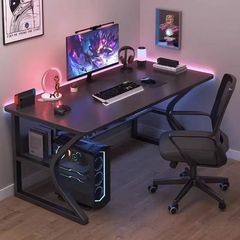 コンピュータデスクデスクトップ寝室ホームテーブルシンプルモダンオフィスデスクデスクと椅子セット小型シンプルなeスポーツテーブル