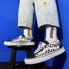 男春夏子韩版代发厂家直销百搭低帮帆布鞋经典潮鞋万斯男鞋包邮款