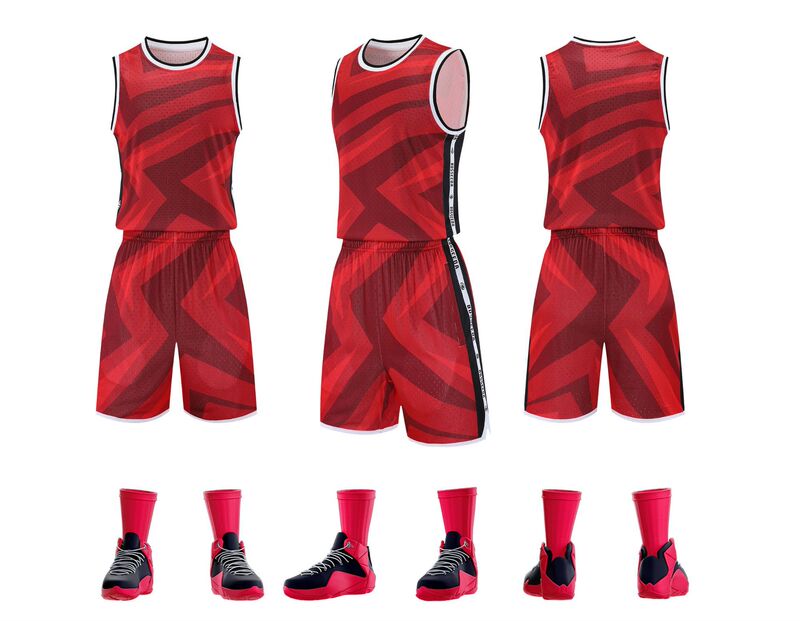 バスケットボールの服のスーツの男性のユニフォームの大学生の試合のユニフォームの服の夏の訓練服のスポーツベストはバスケットボールの服を印刷します。|undefined
