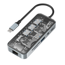 ����10��1�Uչ�] USB3.0*4 TF/SD81 USB C*1 HDMI*1 ���C��*1