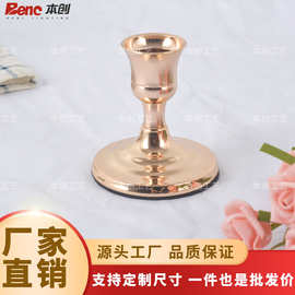 热销圣诞节蜡烛台适用所有节日氛围装饰的金色小蜡烛摆件工厂直销