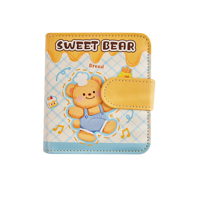 Sweetheart Little Bear Yigongge Card Book Cute High Value Pu Album Cartoon Girl Polaroid Little Card Book