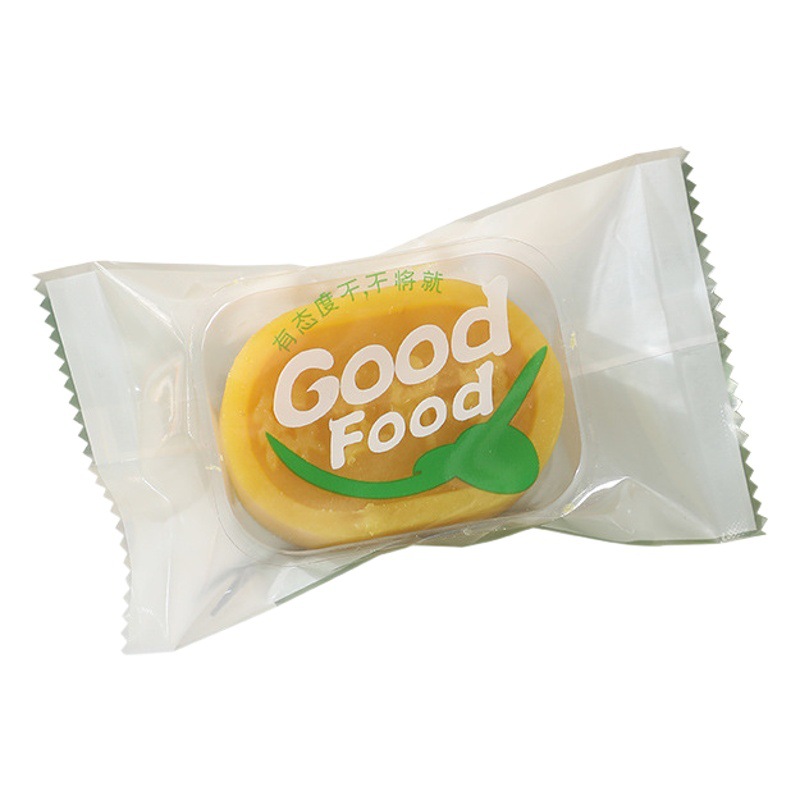 Caja de bolsa de embalaje de pastel de frijol verde caja de bolsa de helado para hornear máquina de helado de Frijol mungo bolsa de sellado autosellante soporte inferior transparente al por mayor