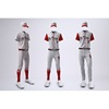 比賽棒球服定制免費印LOGO印字隊服戶外壘球服短袖上衣熱轉印批發