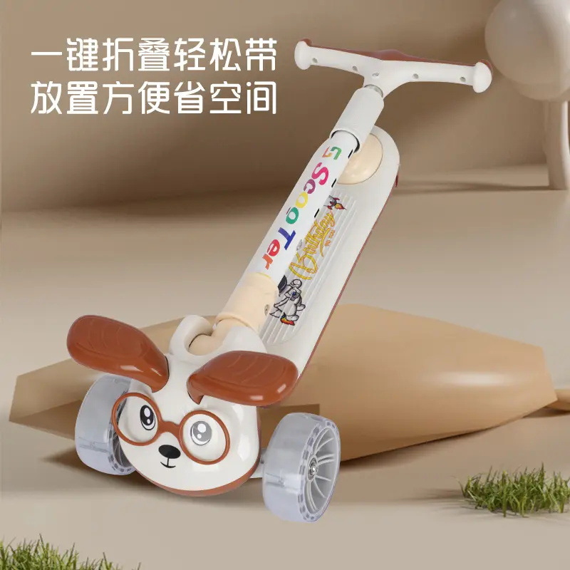 Scooter para niños 3 - 6 - 12 años de edad para niños y niñas se puede sentar deslizante nuevo scooter para niños