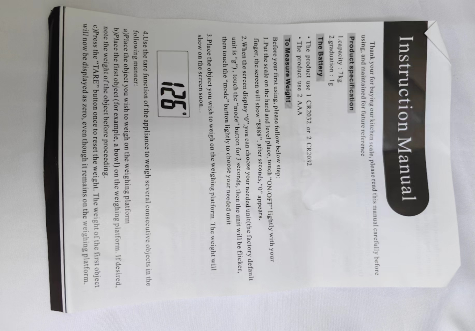 2023 nueva escala de horneado escala de frutas escala electrónica 7kg / 1g escala de cocina escala de vidrio