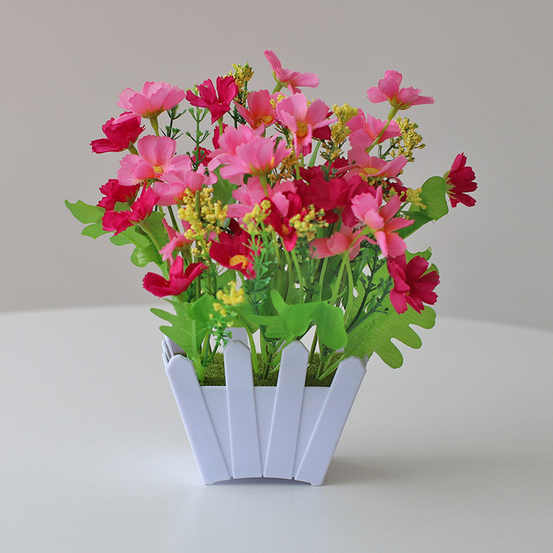 Planta artificial bonsai eucalipto Lysiana flor artificial planta verde Planta artificial decoración del hogar Fuente de la fábrica