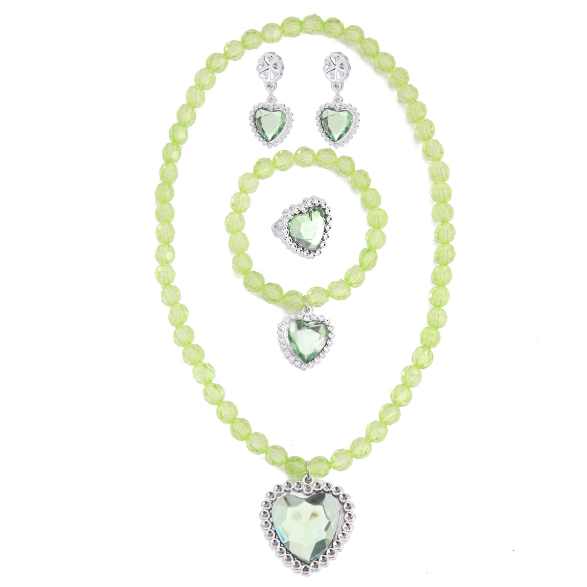 녹색 사랑 세트 5 개 세트