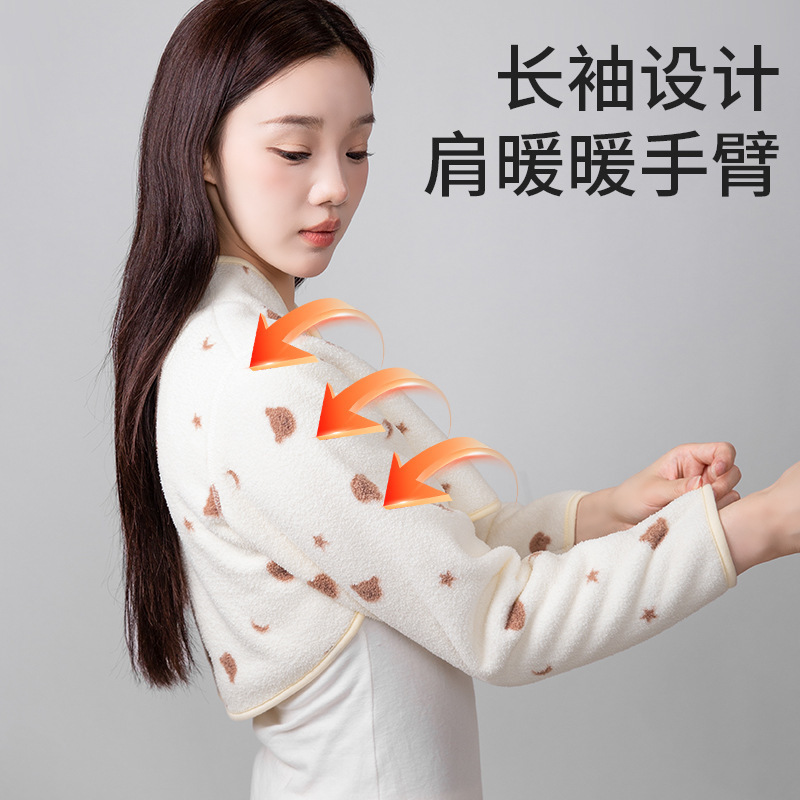 月子坎肩保暖中老年肩周防寒产妇坐月子披肩护肩颈椎孕妇长袖外套|undefined