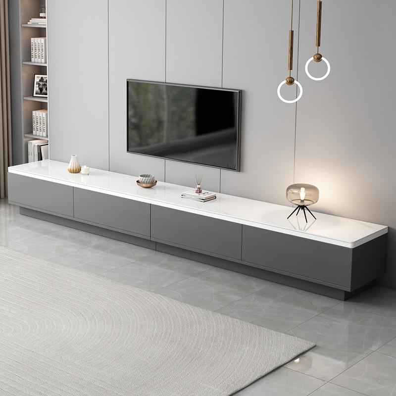 批发电视柜客厅家用新款小户型现代简约落地收纳储物一体电视机柜