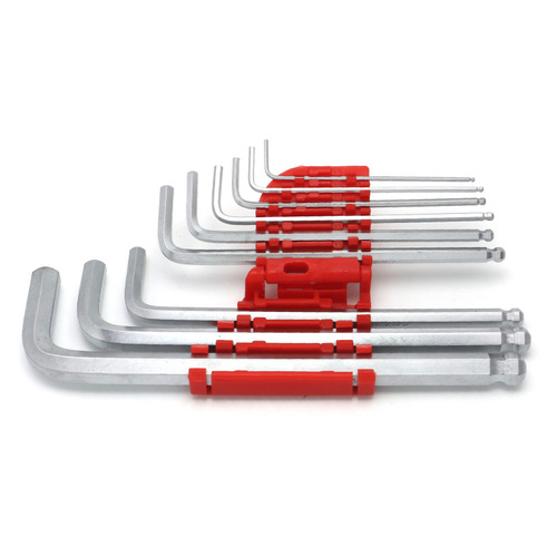 Special long hexagonal wrench, matt galvanized, extended ball head set, t-type hexagonal wrench, mechanical equipment matching