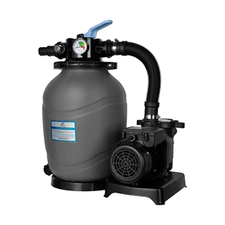 12" 水泵砂缸一体化过滤器，带0.33马力泵和32/38mm接口，带4位阀