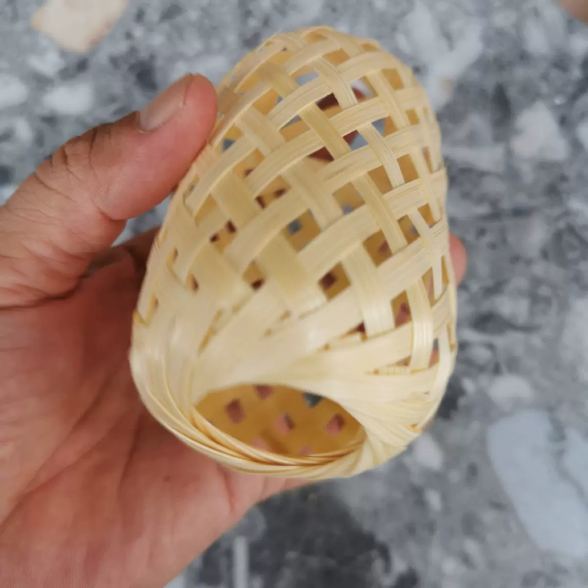 批发手工竹编 小灯笼长款竹制品网红摆摊装饰品源头纯手工