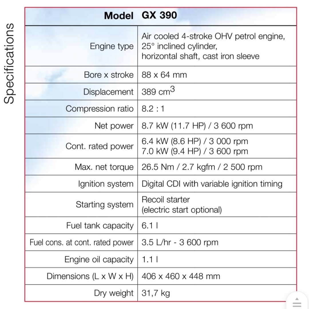 Suitable for Honda GX390 gasoline engine high pressure cleaner sanitation vehicle dredge machine Lawn Road Cutting