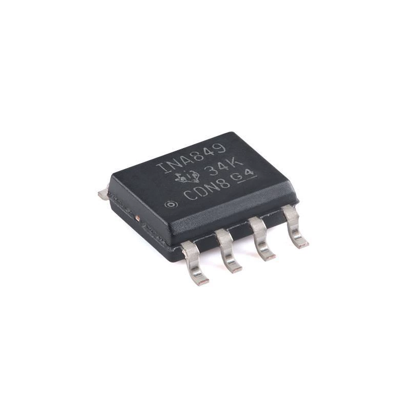 Оригинальный INA849DR SOIC-8 низкий уровень шума (1nV/√ Hz), высокоскоростной усилитель измерителя 28MHz