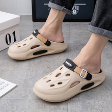 男士四季休闲个性潮流两用EVA沙滩时尚泡沫鞋 日常户外包头凉拖鞋