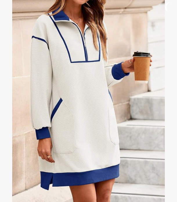White and blue