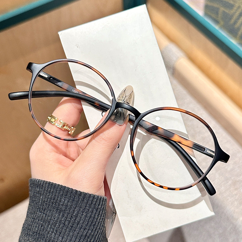 中高年向けの新しいレトロなブルーライト防止老眼鏡、高精細スマートズーム、ファッショナブルな超軽量老眼鏡|undefined
