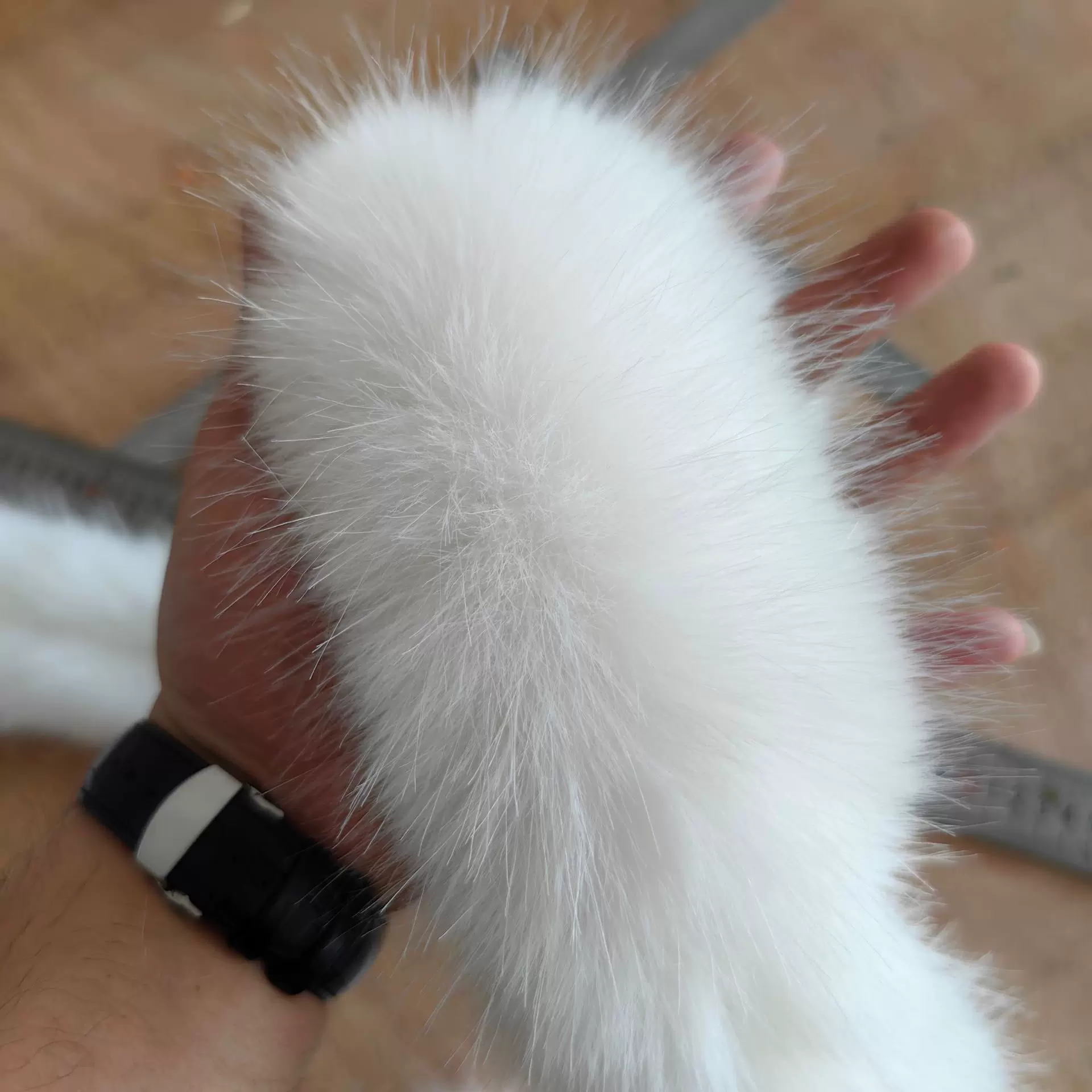 仿狐狸毛帽领帽边仿毛袖口门襟皮草汉服斗篷真毛领大毛领