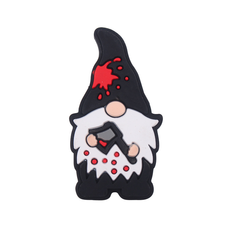 Amazon nuevo bebé caricatura Santa Claus dientes molares joyería creativa DIY accesorios de cadena de tetas