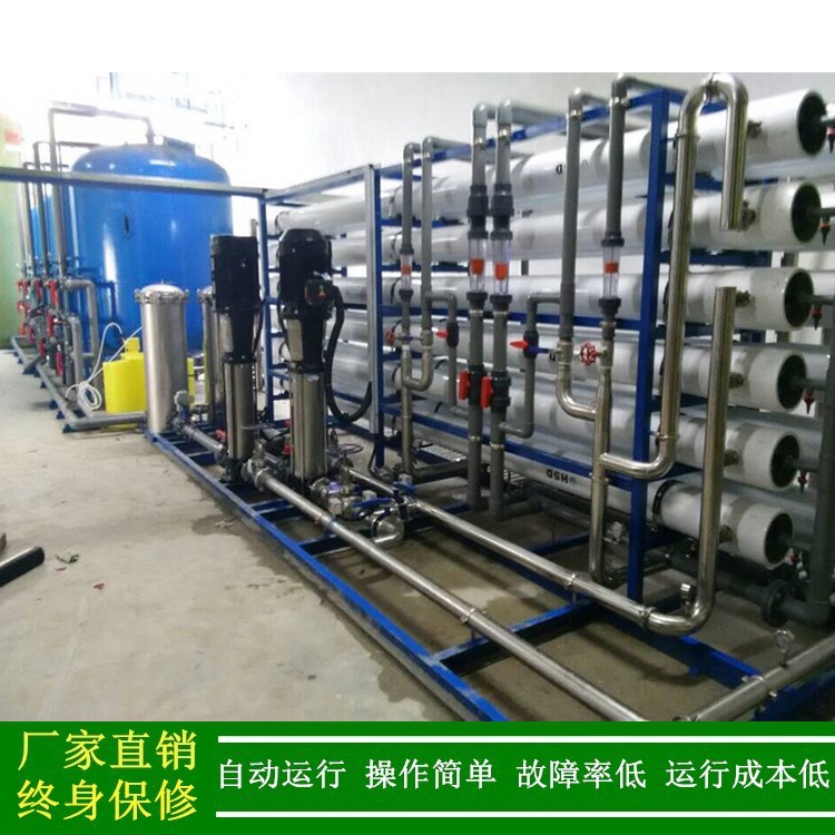 大型二级反渗透纯水机_15t-20t-50t双级RO纯水设备_绿健厂家直销