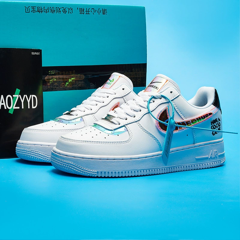 Кроссовки Nike Air Force 1, Air Jordan, белые, спортивная обувь для отдыха, универсальная дышащая обувь, прямые продажи с фабрики