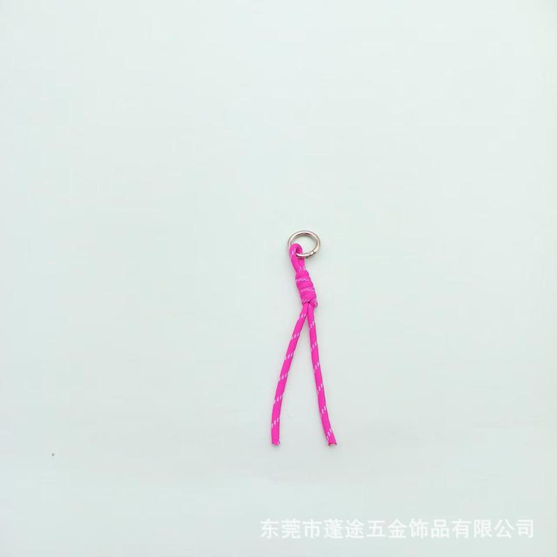 双色编织打结手机挂绳手工配件钥匙扣材料挂件玩具包包小挂饰吊绳|undefined