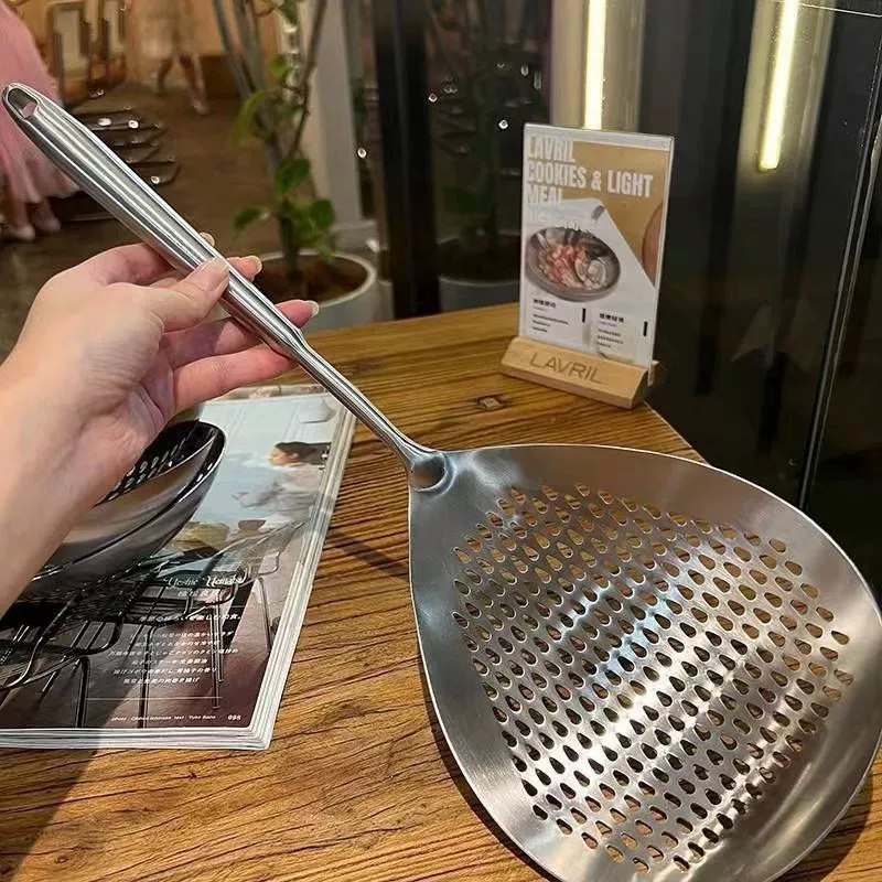 Ситечко для лапши из нержавеющей стали, ситечко для пельменей, ситечко для масла, ситечко, бытовой кухонный утолщенный и расширенный ситечко, горячий горшок