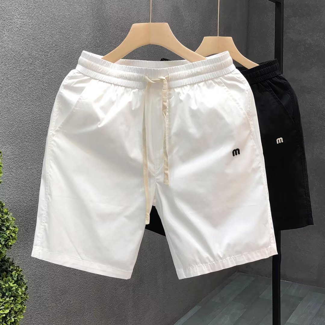 Summer light and thin shorts for leisure, trousers, drawstring