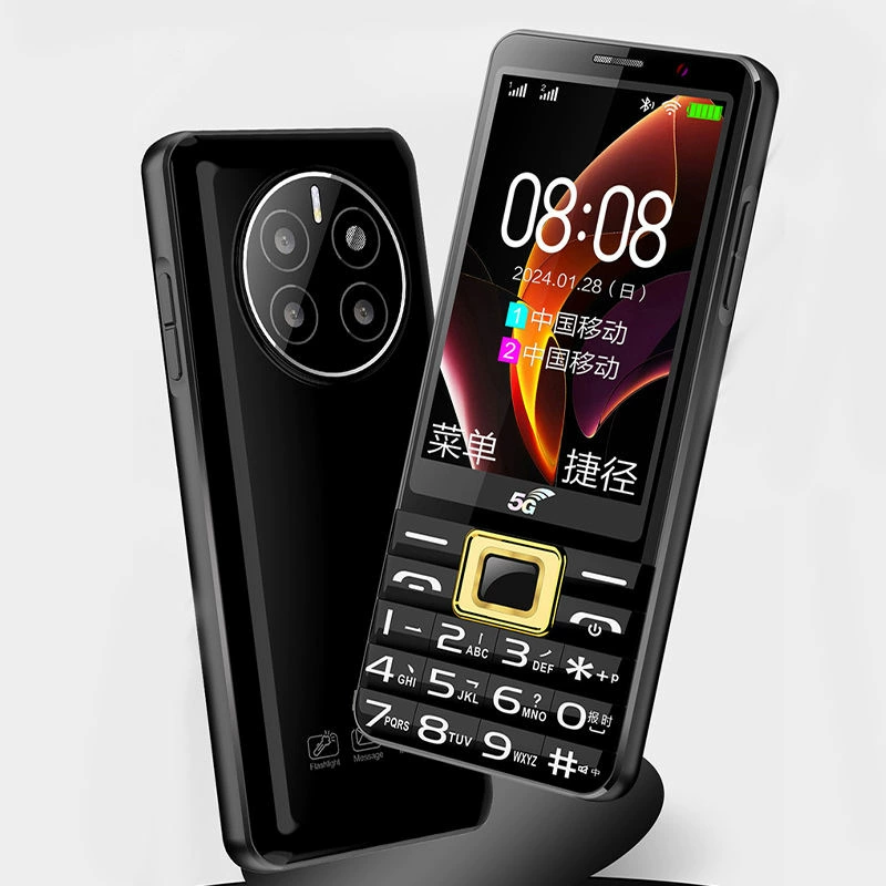 Мобильный телефон Android 12, поддержка 4G/5G Full Net, крупные кнопки для пожилых, длительное автономное время, экраны 2,6–3,5 дюйма