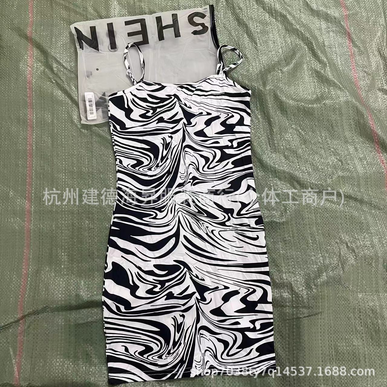 Vestido de mujer de Shein comercio exterior moda sexy chaqueta de verano vestido de mujer Aliexpress transfronterizo