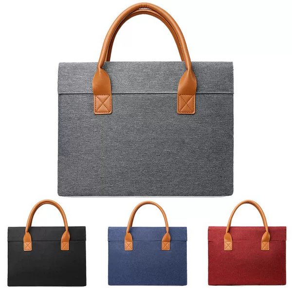 Thin and Lightweight Laptop Bag, Business Laptop Briefcase, Conference Gift, Document Computer Bag with Logo Printing