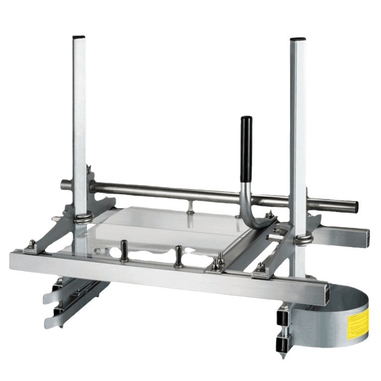 Fabricantes al por mayor estante de aserradero de corte transversal máquina de madera abridor soporte de aserrado motosierra motosierra marco de placa abierta