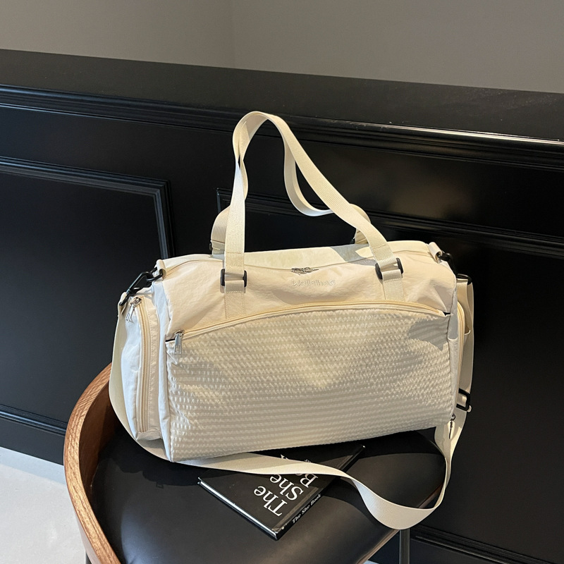 새로운 간단한 피트니스 가방 방수 스포츠 요가 피트니스 가방 단거리 출장 수하물 보관 가방 패션 여행 가방