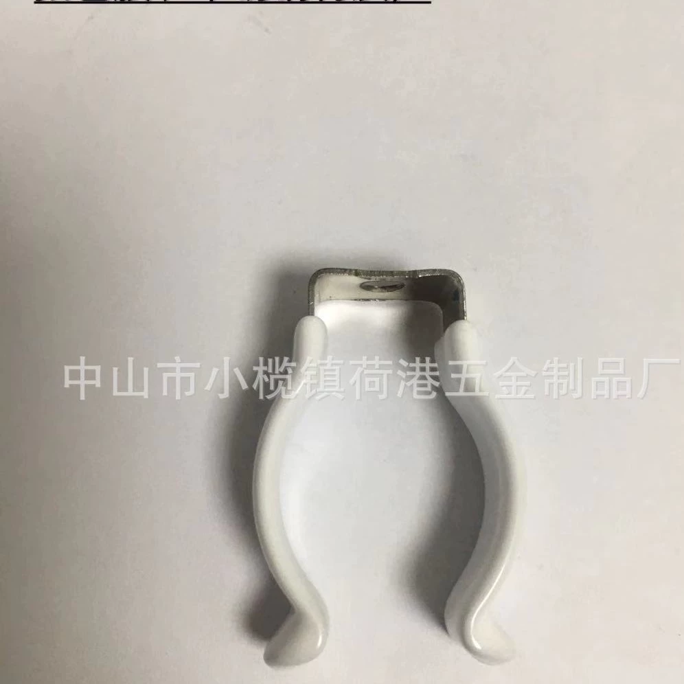 Прямые поставки с завода осветительный зажим для трубы T8 из нержавеющей стали карта трубы T8 лампа трубка пряжка с пластиковым покрытием трубный зажим см. Изображение