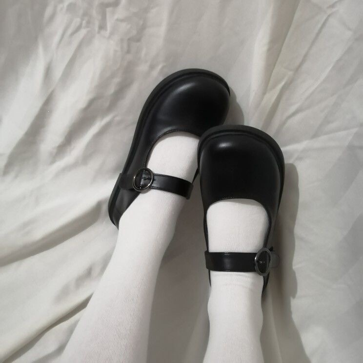 Soft Girl Round-Toe New Style Mary Jane Uniform Doll Shoes Cute Jk Small Leather Shoes for Female Students Japanese Style Big-Toe Lolita Shoes Soft Girl Round-Toe New Style Mary Jane Uniform Doll Shoes Cute Jk Small Leather Shoes for Female Students Japanese Style Big-Toe Lolita Shoes