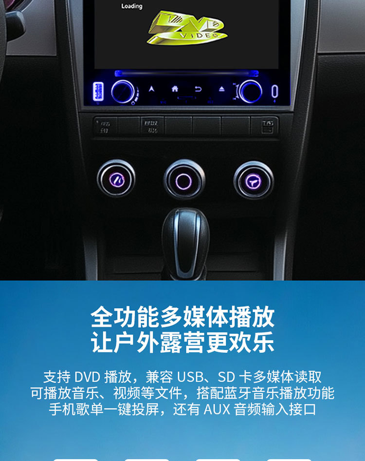 Car-Mounted Mp5Cd/Dvd Navigation All-In-One Device with Linux System, Carplay+Android Auto, Super