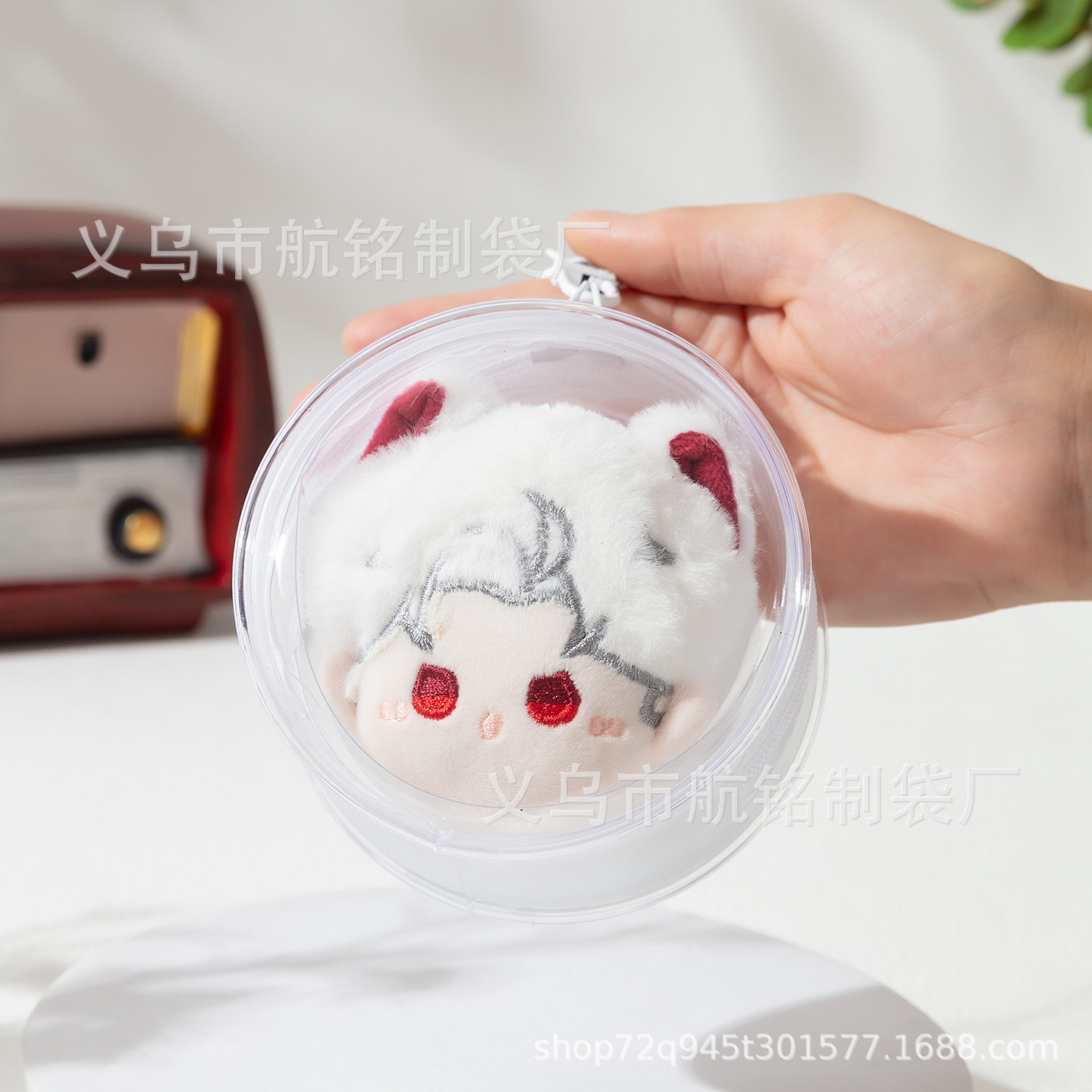 Juego de cuatro bolsas de cosméticos transparentes de PVC, bolsa de cosméticos transfronteriza, bolsa de PVC al por mayor en stock, bolsa de almacenamiento con LOGO personalizado.