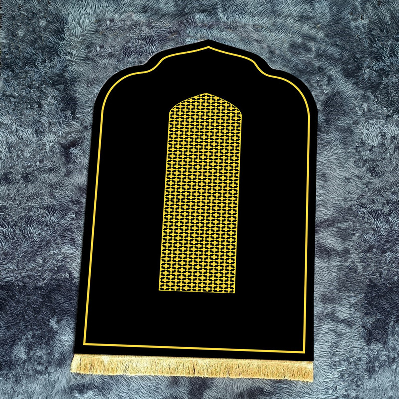 I tappeti appositamente stampati possono trasportare coperte da pellegrinaggio pieghevoli, coperte da preghiera in stile etnico arabo_voghion.com