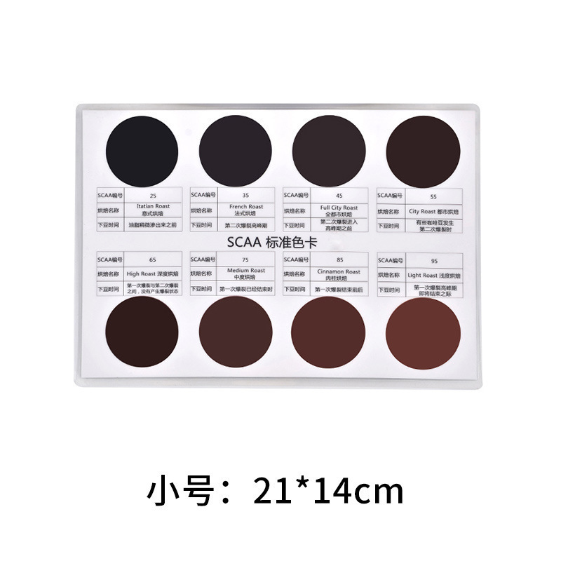 Coffee Bean Roasting Control Card Scaa Roaster's Special Color Comparison Card