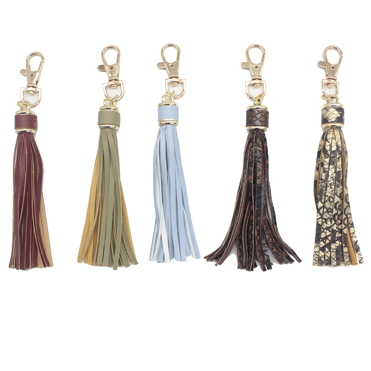 1 Piece Quantity Daily Occasion Retro Tassel Pu Leather Alloy Unisex Bag Pendant Keychain