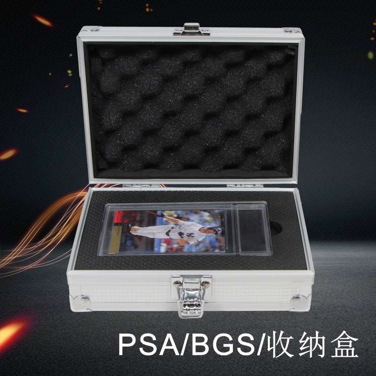 Caja para tarjetas en stock, caja de almacenamiento para tarjetas tipo brick, caja de colección para tarjetas con clasificación PSA BGS, caja de almacenamiento de aleación de aluminio.