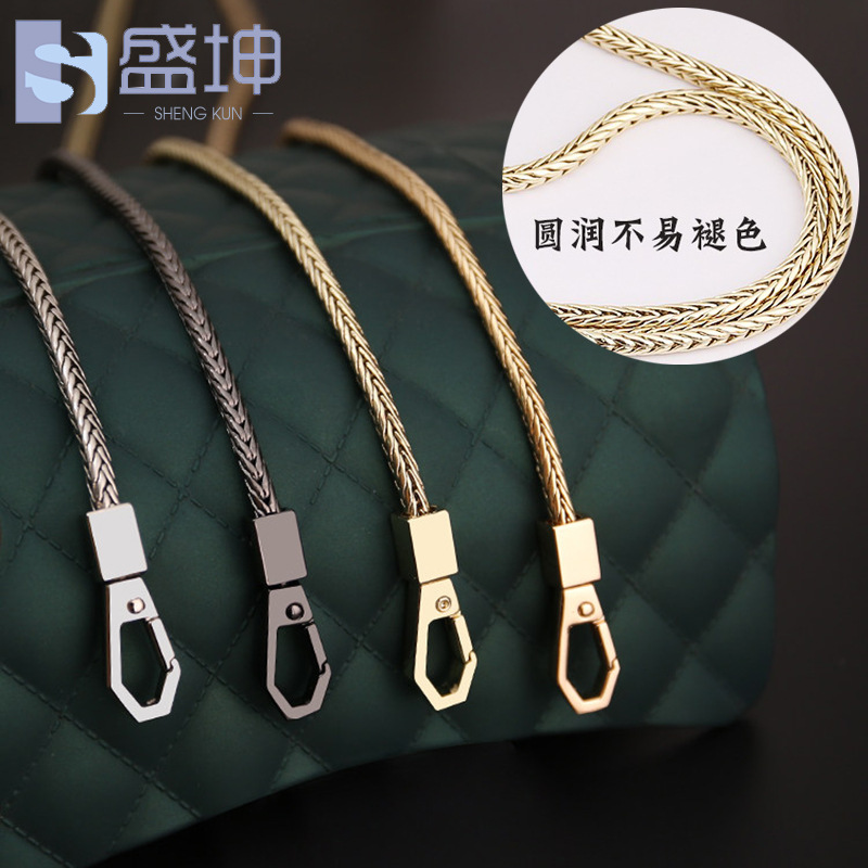 GZ Factory Snake Bone Chain Metal Fox Chain Bag Strap Accessory Handbag Shoulder Strap Hardware