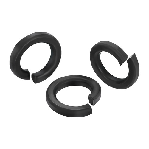 Hangzhou Spring Washer Wholesale GB93 Black Spring Washer Black High Strength Open Elastic Gasket Wenzhou Spring Washer