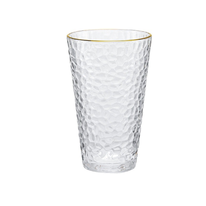 Inswind martillo tazas de vidrio caseras de leche de avena para el desayuno tazas de té bienestar acompañante regalos al por mayor