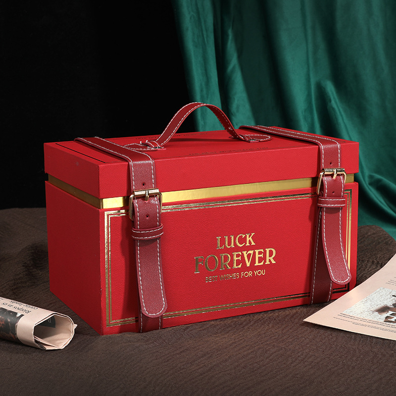 月饼盒大容量商务送礼手提包装结婚伴手礼礼品盒茶叶礼物礼盒