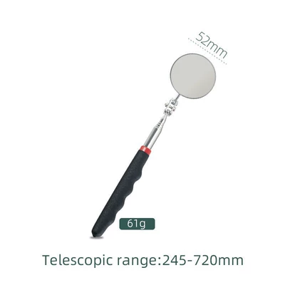 Repair Mirror Underbody Inspection, Mühərrik tənzimləmə alətləri - round-mirror-without-pen-clip-bag-65g