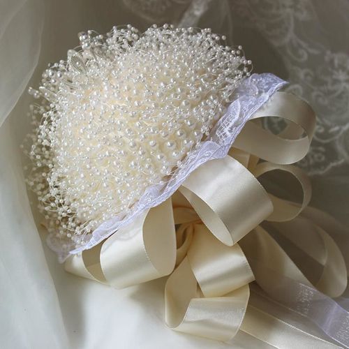 Wedding Korean-style bride's bouquet DIY material kit faux pearl astilbe handmade gift for best friend